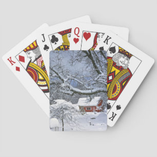 Jeu De Cartes États-Unis, Oregon, comté de Clackamas. Neige fraî