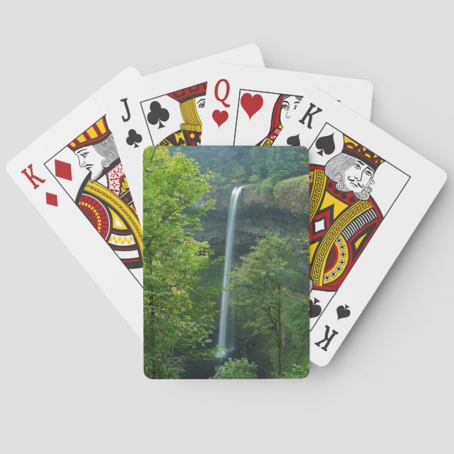 Jeu De Cartes États-Unis, Oregon, Silver Falls State Park (dos)