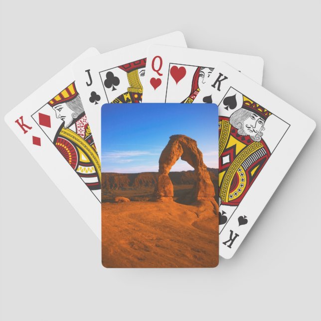 Jeu De Cartes États-Unis, Utah, Parc national des Arches, Delica (dos)