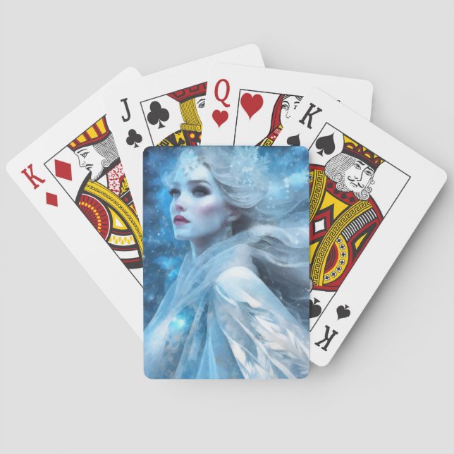 Jeu De Cartes Ethereal Frozen Neige Queen Imaginaire Art (dos)