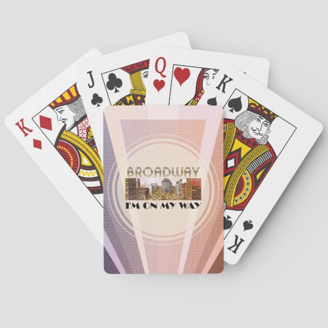 Jeu De Cartes Étoile de Broadway de PIÈCE EN T (dos)