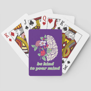 Jeu De Cartes ÊTRE GENTIL À VOTRE ESPRIT conscience de la santé 