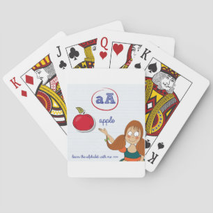 Jeu De Cartes Étude des cartes de jeu d'alphabet