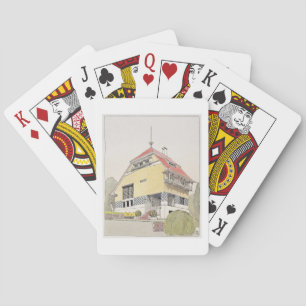 Jeu De Cartes Étude pour la maison d'Olbrich, Darmstadt, de 'Arc