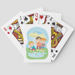 Jeu De Cartes Étude scientifique de la nature pour enfants sous