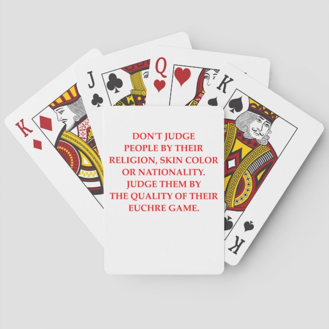 JEU DE CARTES EUCHRE (dos)