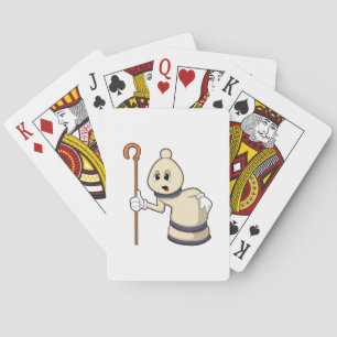 Jeu De Cartes Évêque aux échecs