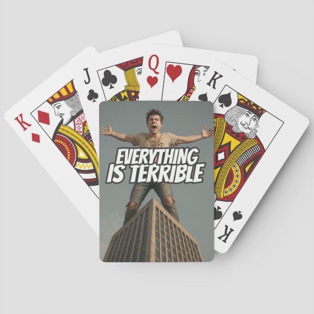 Jeu De Cartes Everything is Terrible Playing Cards - Phil Elmore (dos)