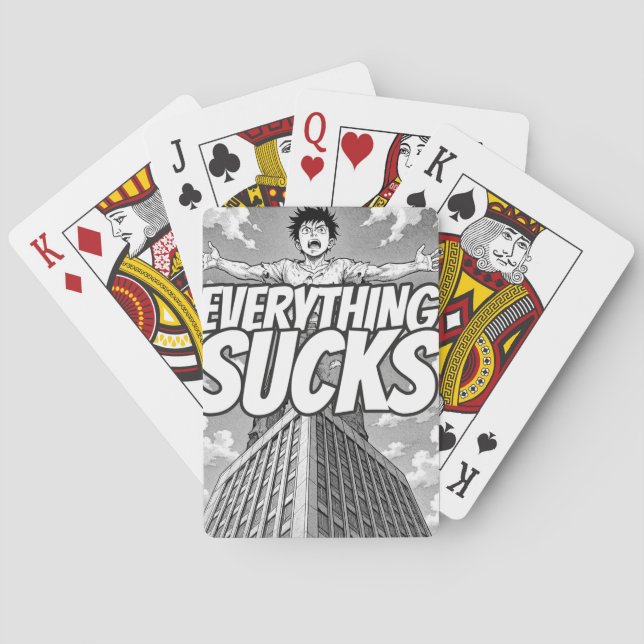 Jeu De Cartes Everything Sucks Playing Cards - Weirdest Timeline (dos)