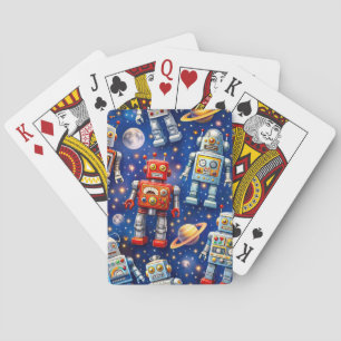 Jeu De Cartes Exploration robotique galactique, art cosmique