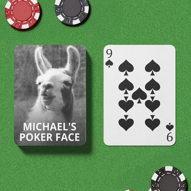 Jeu De Cartes Face de Poker Llama (These Llama face playing cards are the ideal touch to liven things up.)