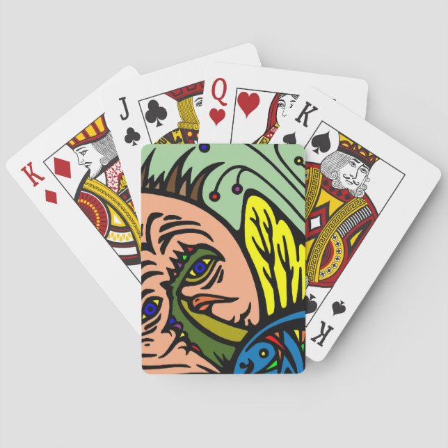 Jeu De Cartes Face-thing (dos)