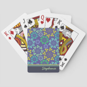 Jeu De Cartes Fâcheux floral Abstrait