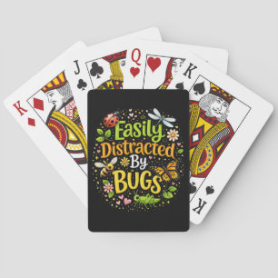 Jeu De Cartes Facilement distrait par les insectes