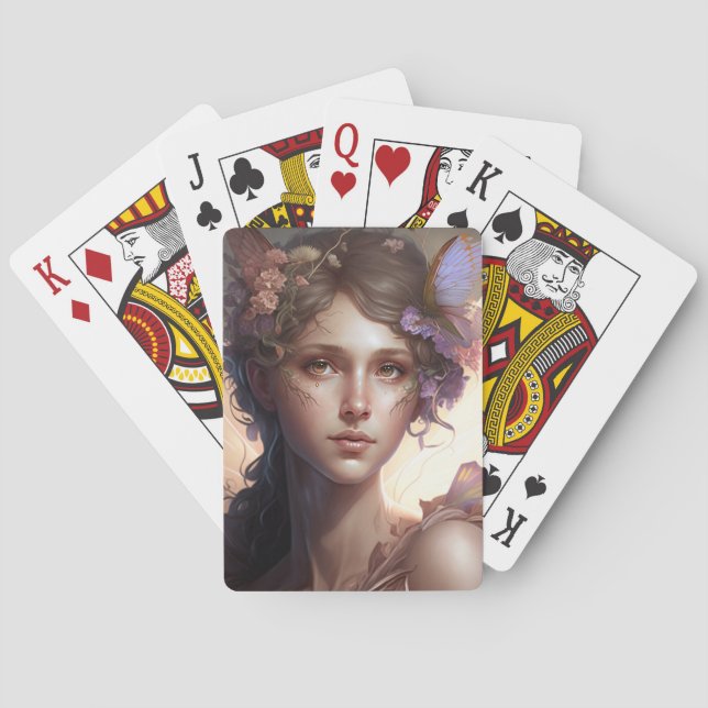 Jeu De Cartes Fairy Lady Imaginaire Art (dos)
