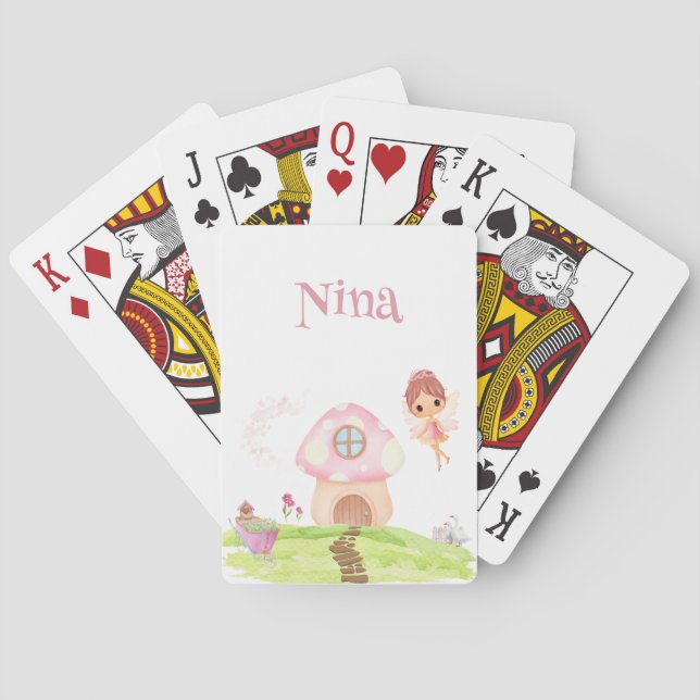 Jeu De Cartes Fairyland & Garden Enchanted Personnalisé (dos)