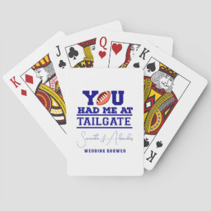 Jeu De Cartes Faisons la fête avant le mariage Couple marié Blue