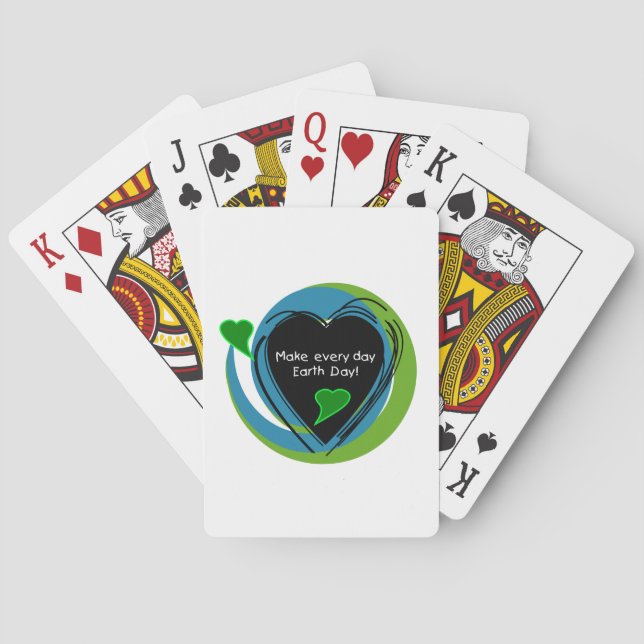 Jeu De Cartes Faites chaque jour de la terre de jour (dos)