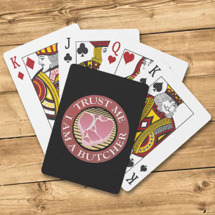 Jeu De Cartes Faites-moi confiance, je suis un T-bone du boucher