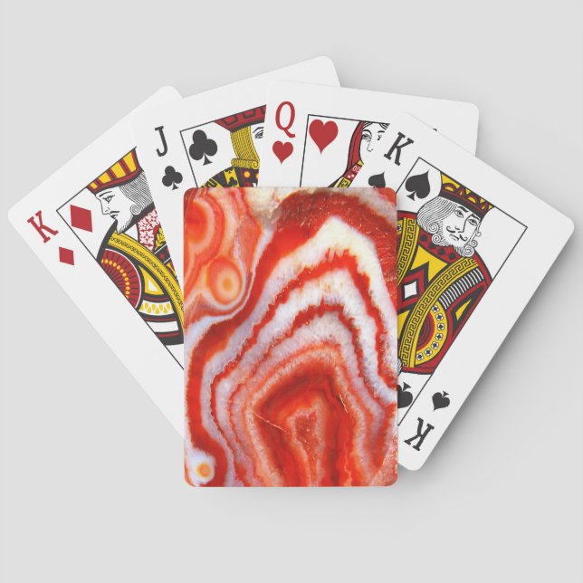 Jeu De Cartes Falln Blood Orange Agate. (dos)