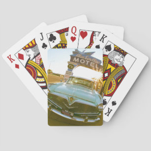 Jeu De Cartes Fameux motel Blue Swallow sur la route 66