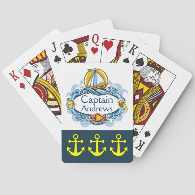 Jeu De Cartes Famille / Capitaine nautique - SRF (dos)
