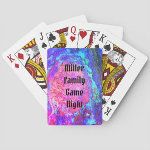 Jeu De Cartes Famille Jeu Nuit Vibrant Spiral Mosaic