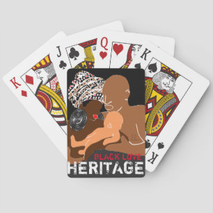 Jeu De Cartes Famille noire Amour noir Patrimoine AFRICAIN