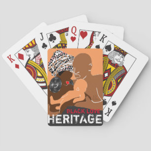 Jeu De Cartes Famille noire Amour noir Patrimoine AFRICAIN