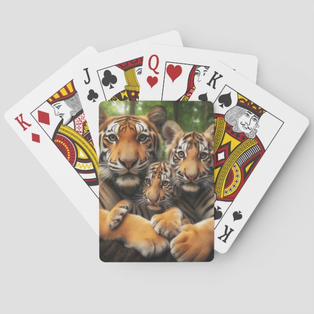 Jeu De Cartes Famille Tiger (dos)