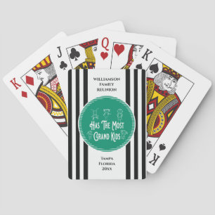 Jeu De Cartes Family Tree Reunion Most Grandkids Award
