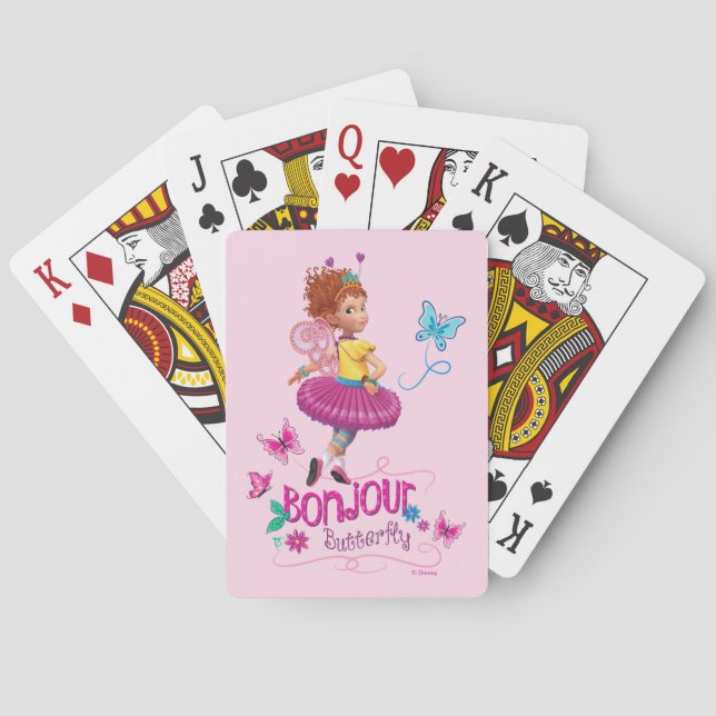 Jeu De Cartes Fancy Nancy | Bonjour Papillon Lecture Cartes (dos)