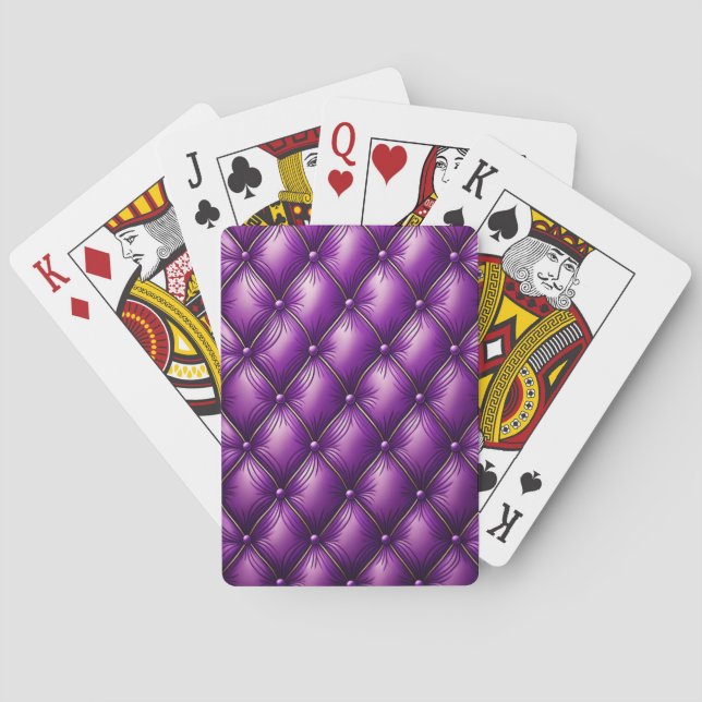 Jeu De Cartes Fancy Purple Uphorisé (dos)