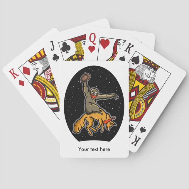 Jeu De Cartes Fantaisie et renard (dos)