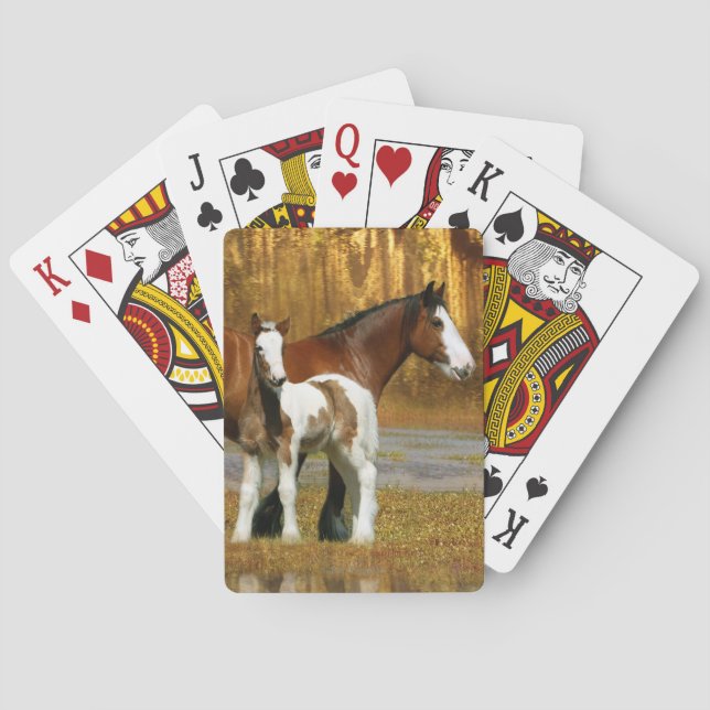 Jeu De Cartes Fantasy Horses Mare & Foal (dos)