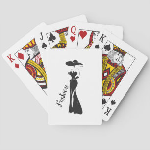 Jeu De Cartes Fashion Cute Girly Vintage Art décodeur