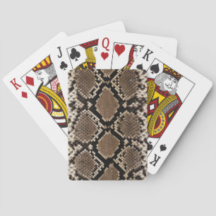 Jeu De Cartes Faux Python Snakeskin