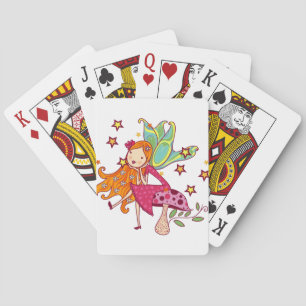Jeu De Cartes Fée de jardin sur le champignon