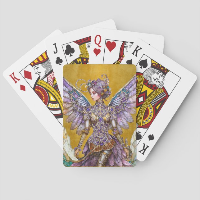 Jeu De Cartes Fée de prune de sucre bijoux (dos)