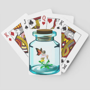 Jeu De Cartes Fée en pothecaire Jar Classic Jouer Cartes