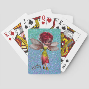 Jeu De Cartes Fée sur paillettes