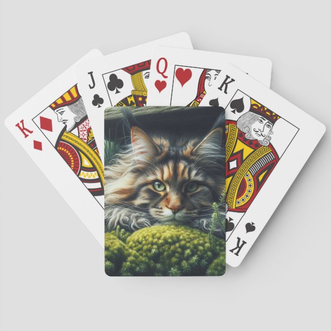 Jeu De Cartes Feline du gardien forestier (dos)