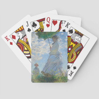 Jeu De Cartes Femme à l'ombrelle de Claude Monet