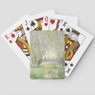 Jeu De Cartes Femme assise sous les saules CLAUDE MONET