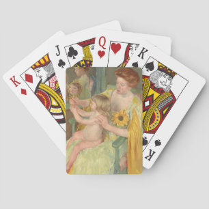 Jeu De Cartes Femme au tournesol Mary Cassatt