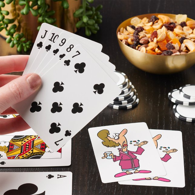 Jeu De Cartes Femme prenant des pilules (Créateur téléchargé)