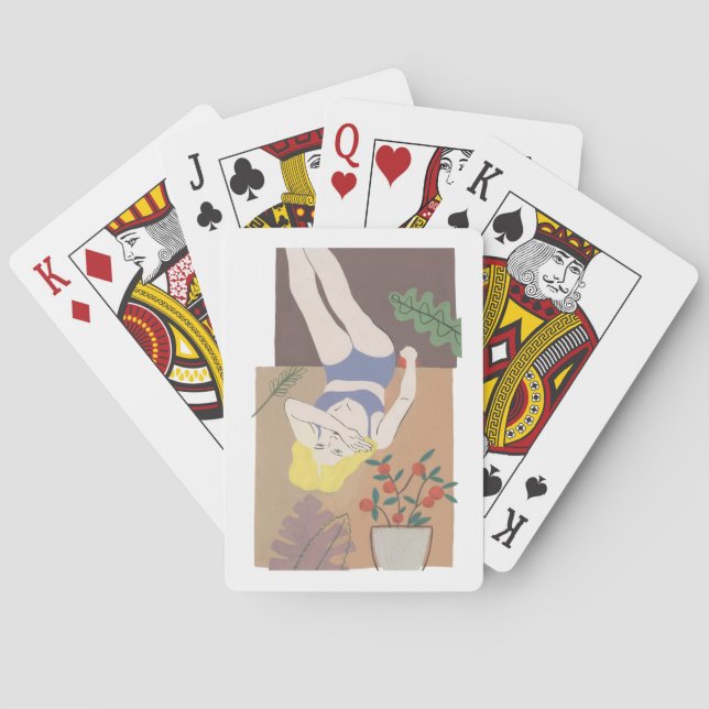 Jeu De Cartes Femme qui ment (dos)
