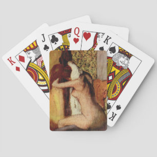 Jeu De Cartes Femme qui pleure le cou par Edgar Degas