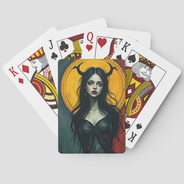 Jeu De Cartes Femme vampire (dos)