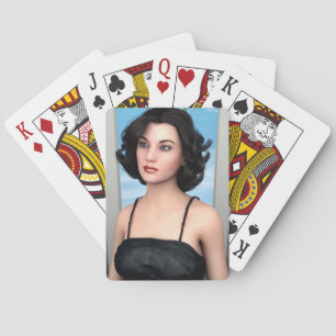 Jeu De Cartes Femme Vintage